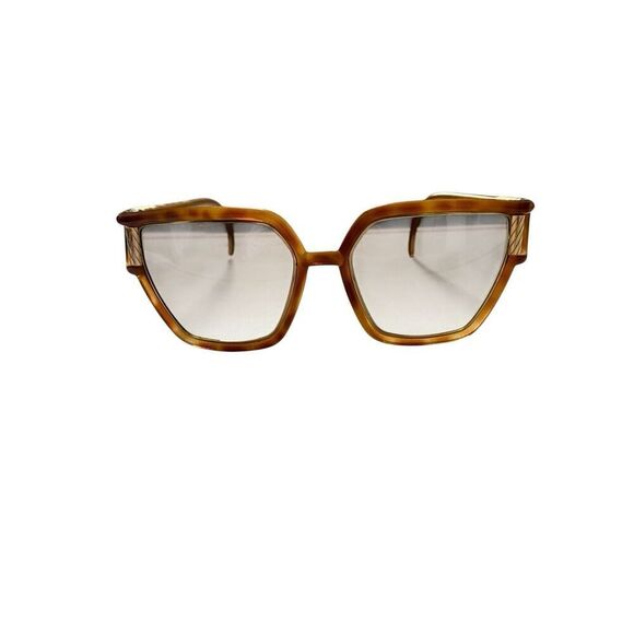 Vtg 70s Ted Lapidus Oversized Tortoise Sunglasses Paris France With Case Hippie main image 14